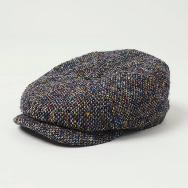 Stetson Hatteras Donegal Tweed Flat Cap - Multi