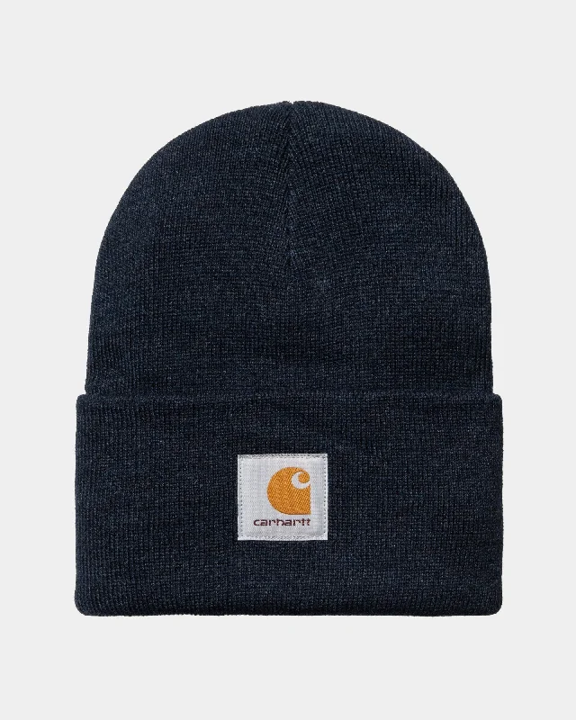 Acrylic Watch Hat | Dark Navy Heather