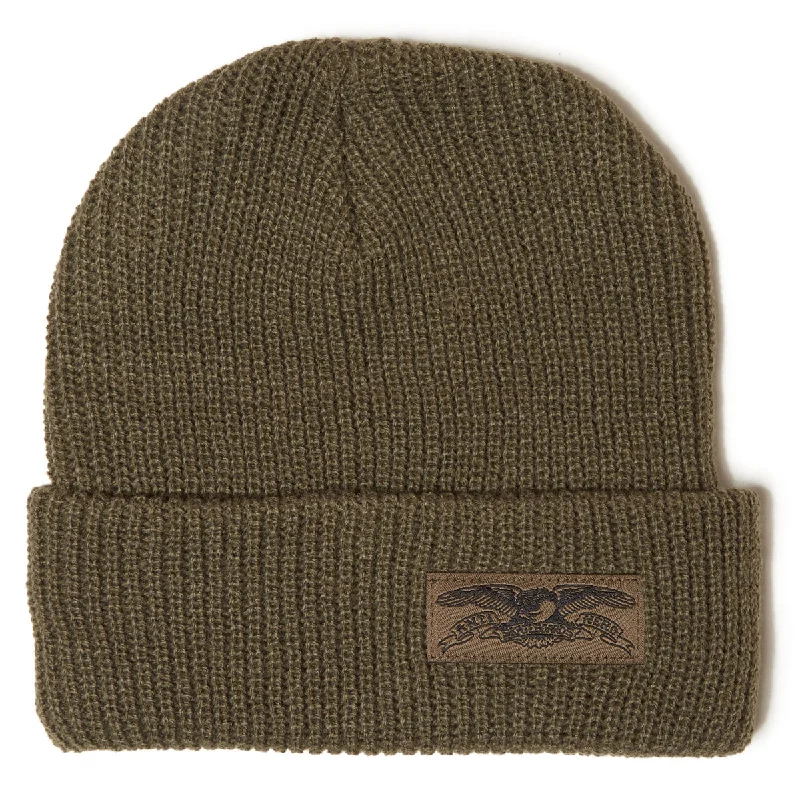 Anti-Hero Stock Eagle Cuff Beanie - Olive