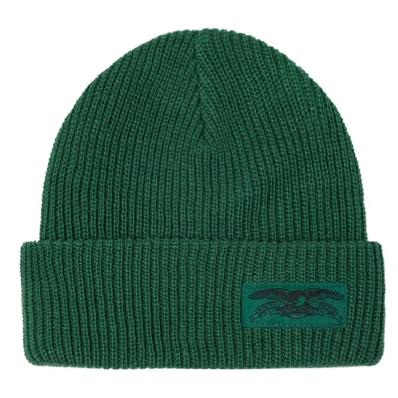 Anti-Hero Stock Eagle Label Beanie - Green/Black