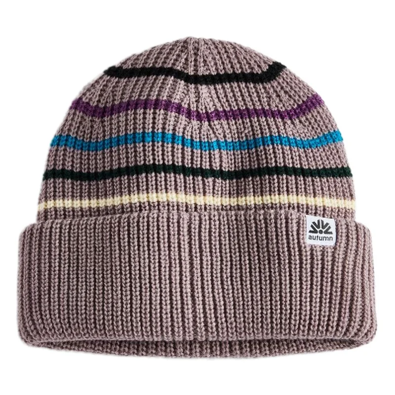 Autumn Retro Beanie - Purple