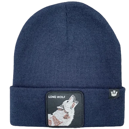 Goorin Bros - Animal Beanie - Lone Wolf - Navy