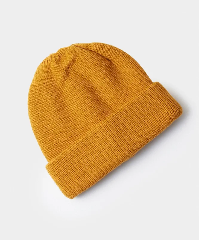 Rototo Bulky Watch Cap in Yellow