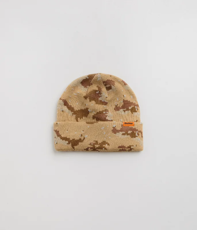 Butter Goods Desert Camo Beanie - Sand