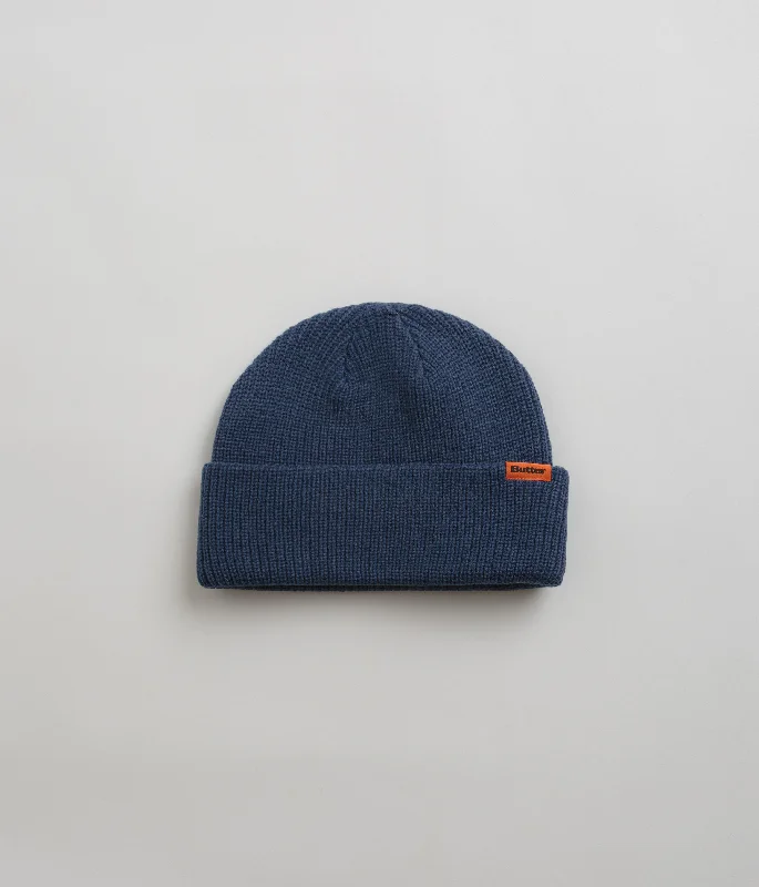 Butter Goods Tall Wharfie Beanie - Navy