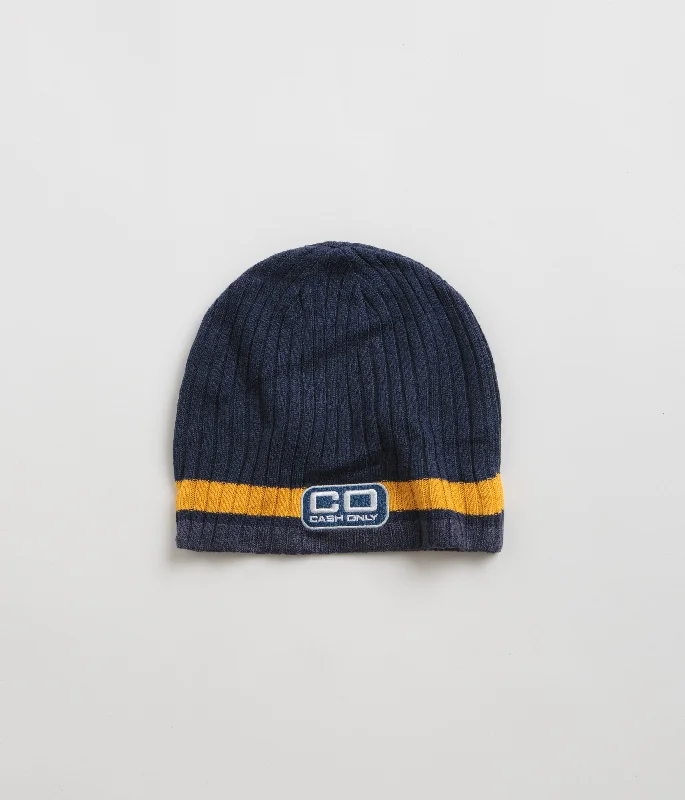 Cash Only Strike Beanie - Navy