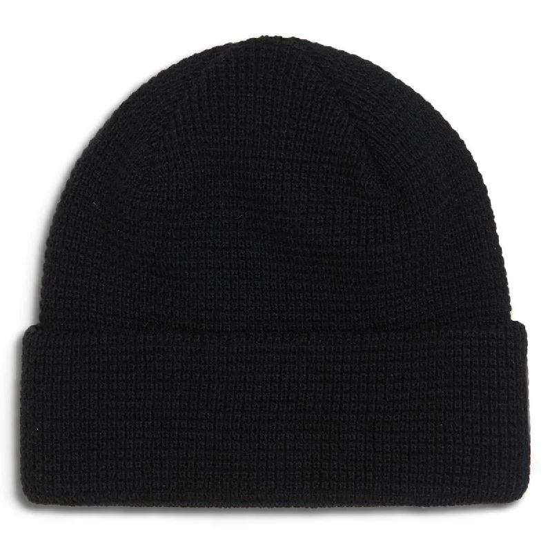 CCS Waffle Knit Beanie - Black