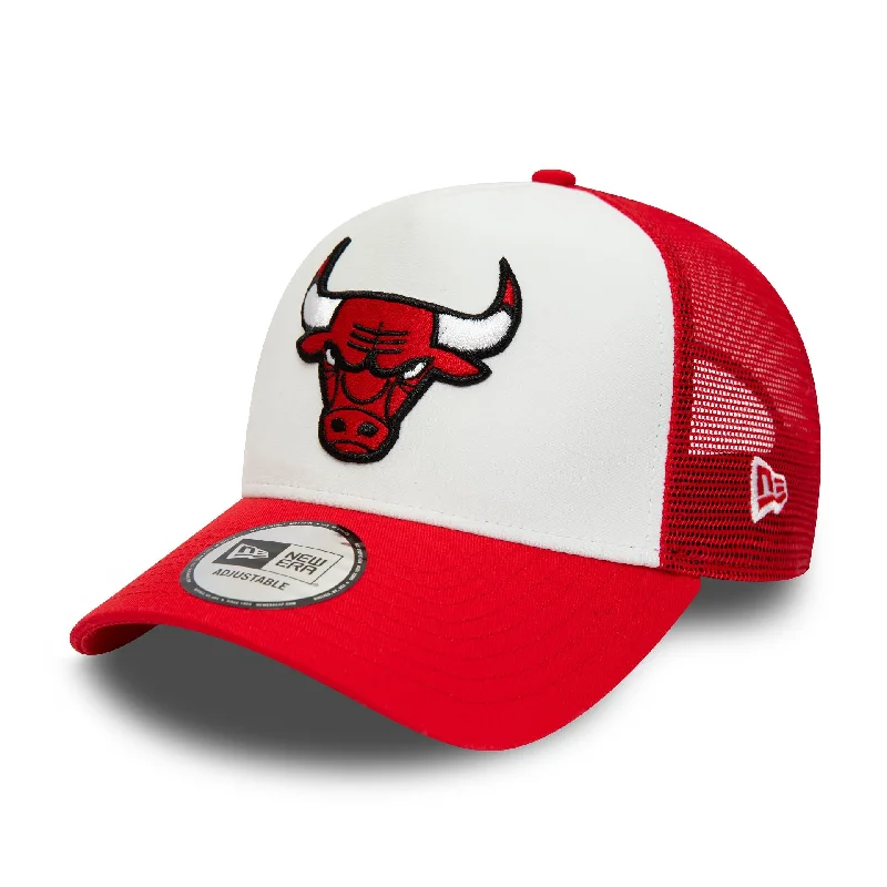 Chicago Bulls Team Colour Red A-Frame Trucker Cap