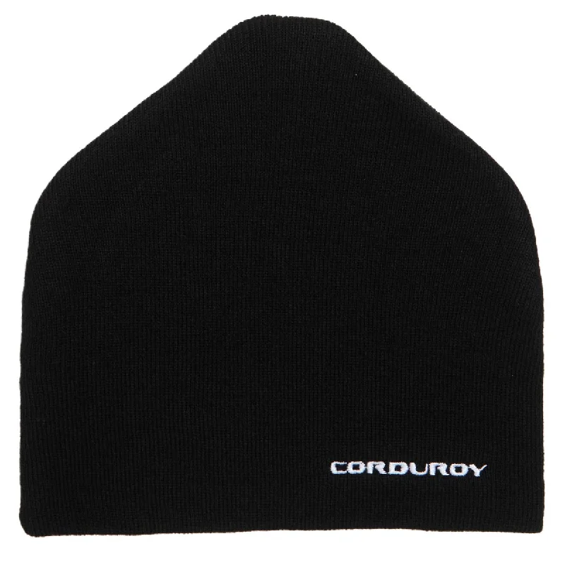 Corduroy Squid Beanie - Black