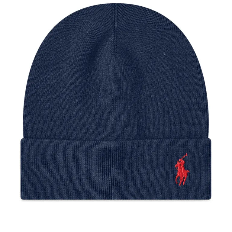 Pony Player Cotton Beanie - Newport Navy