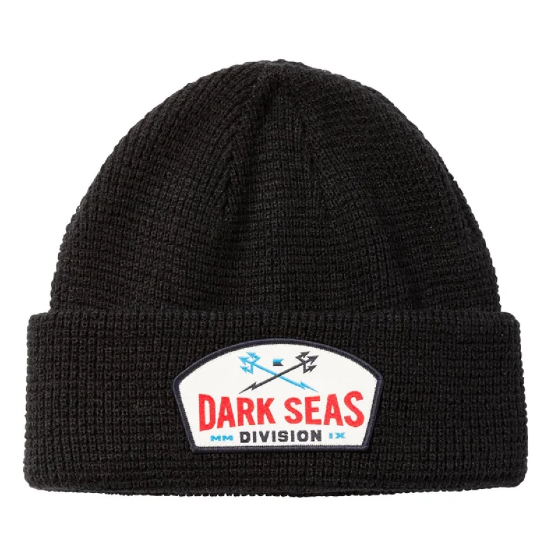 Dark Seas Waffle Beanie - Black