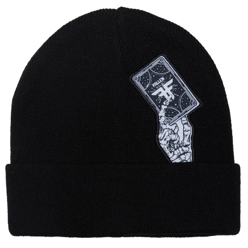 Fallen Death's Embrace Beanie - Black/White