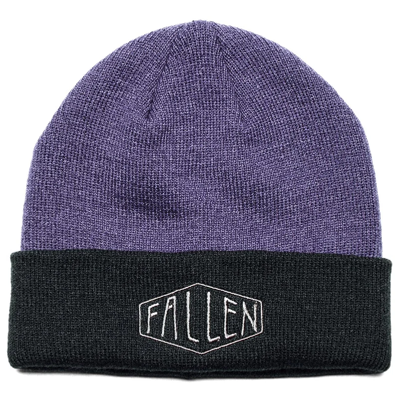 Fallen Tradition Beanie - Purple/Dark Gray