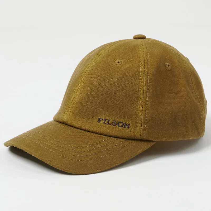 Filson Oil Tin Low-Profile Cap - Dark Tan