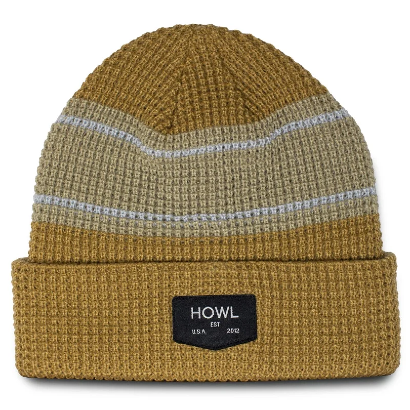 Howl Stripe Beanie - Tan