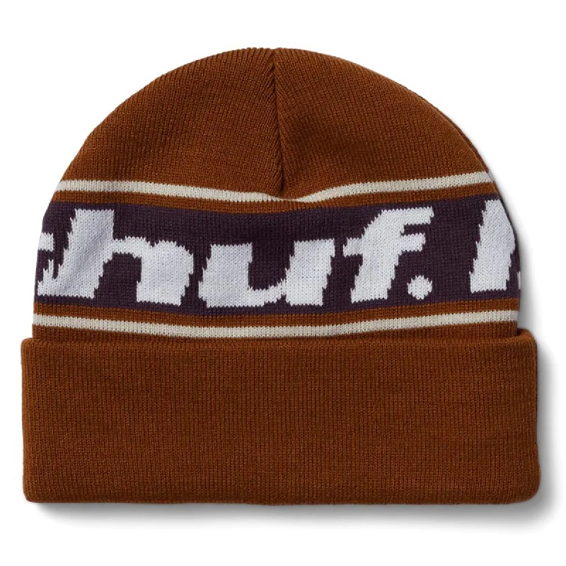 Huf Continual Cuff Beanie - Russet