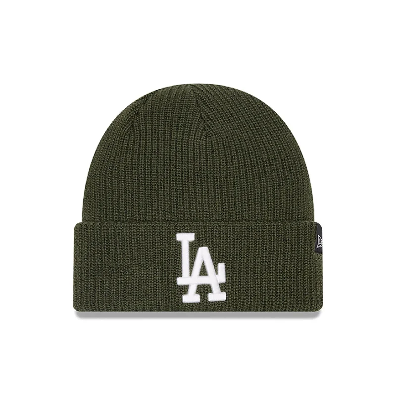 LA Dodgers Merino Wool Knit Green Beanie Hat