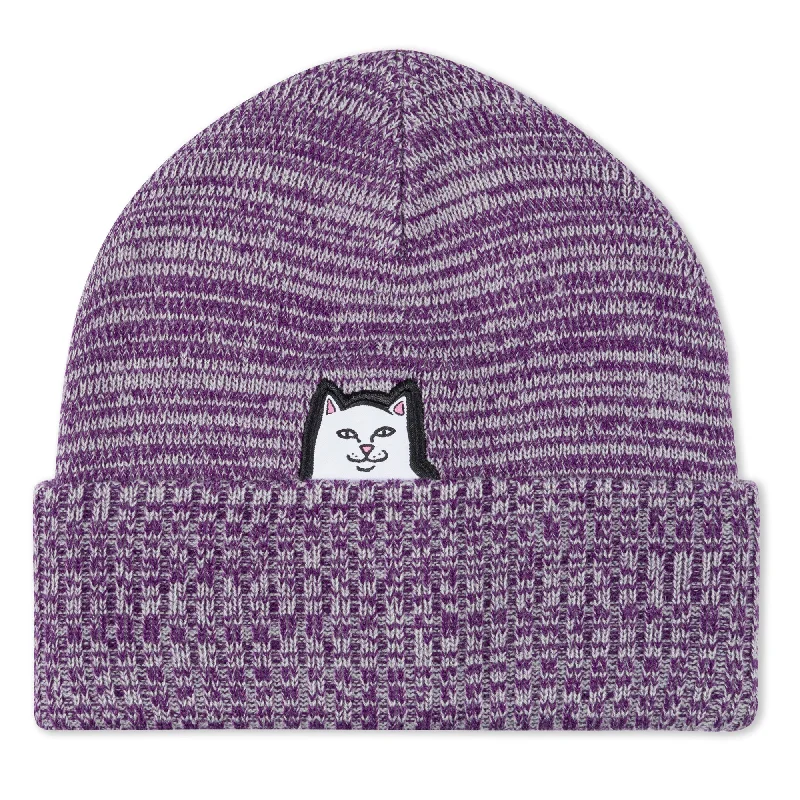 Lord Nermal Marled Beanie (Dark Purple)