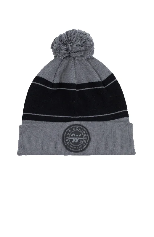 Misfits Pom Pom Beanie Charcoal