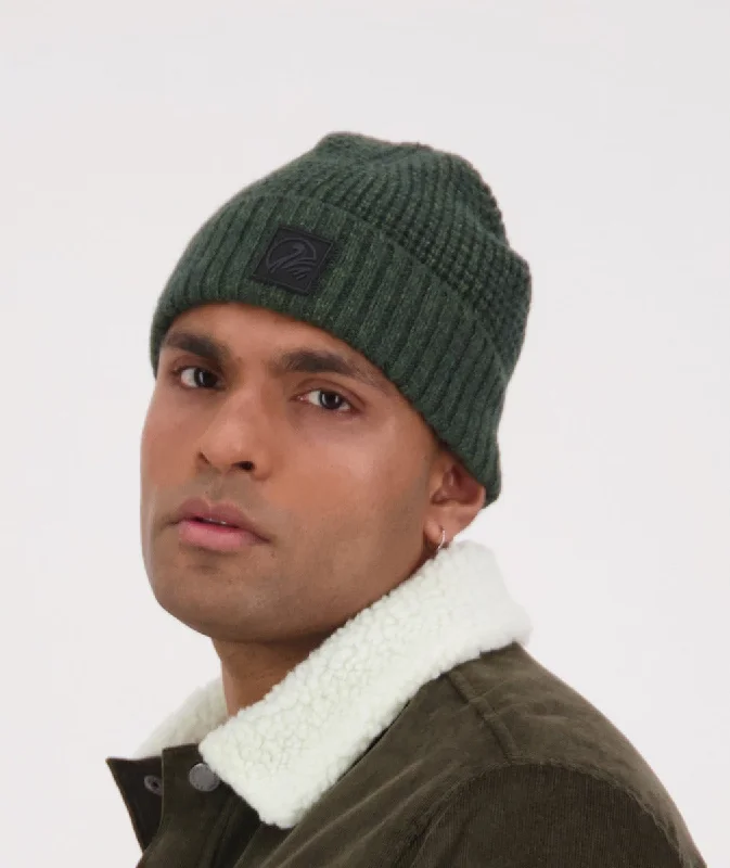 Swanndri - Newton Beanie - Hunter Green