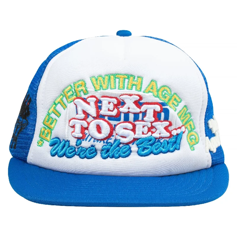 Next to Sex Hat | Royal/White