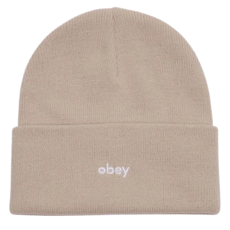 Obey Karma Beanie - Silver Grey