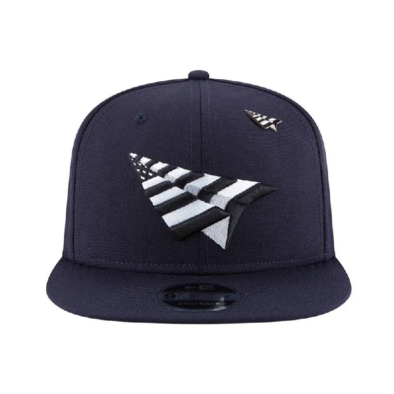 Navy Boy Crown Old School Snapback