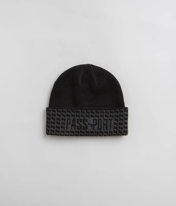 Pass Port Drain Beanie - Black / Steel