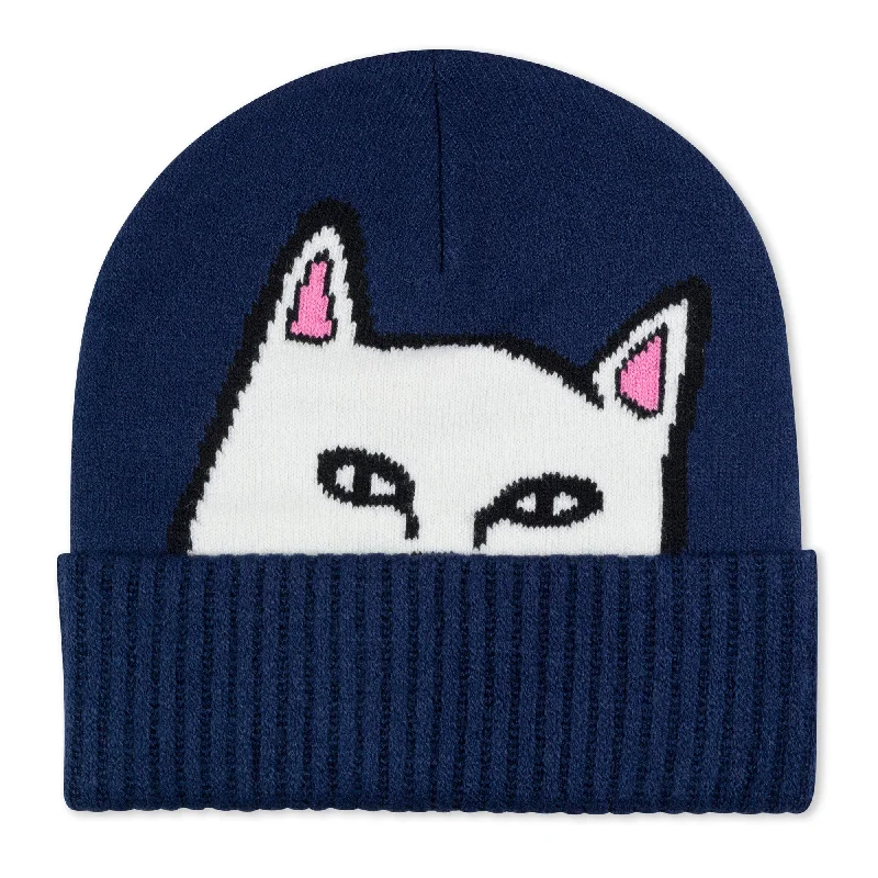 Peeking Nermal Beanie (Dark Slate)