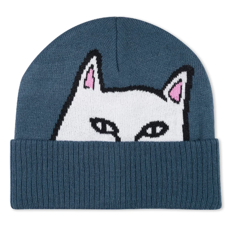 Peeking Nermal Beanie (Storm Blue)