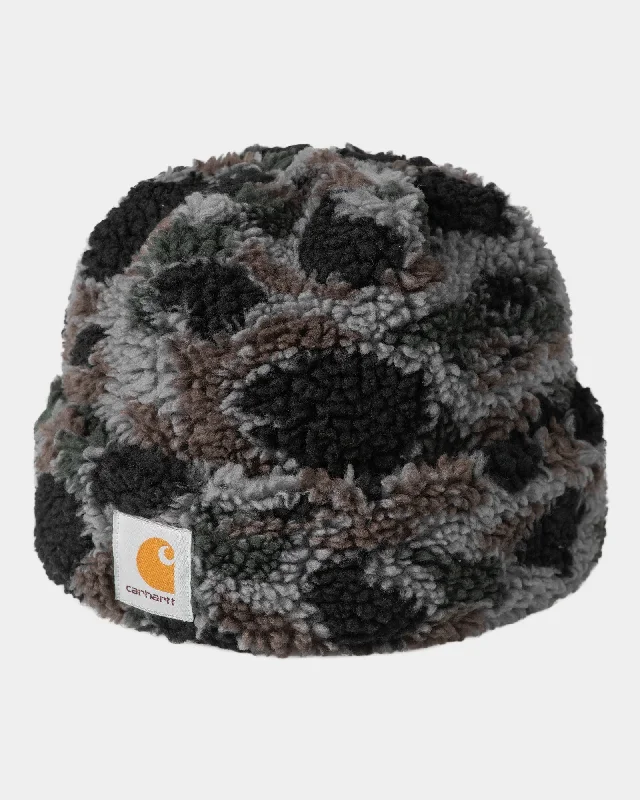 Prentis Beanie | Grey Jacquard Duck Camo