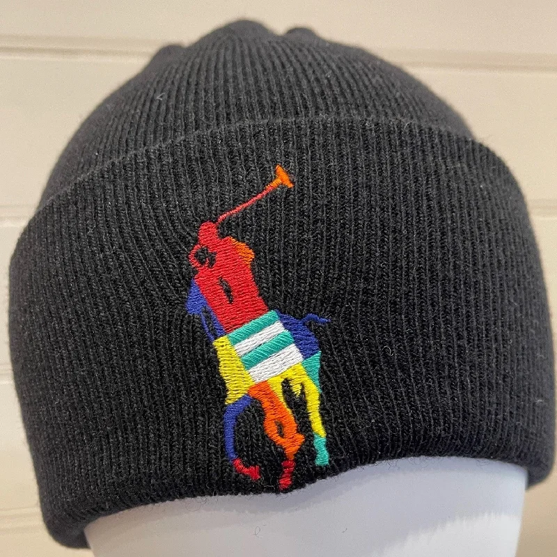 Reversible Beanie - Black and Royal Blue