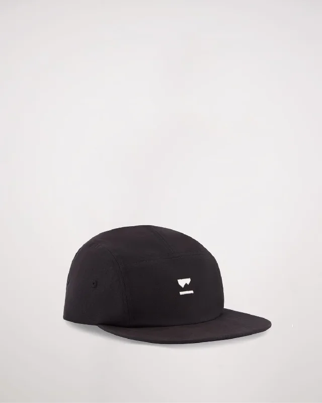 Ridgeline 5 Panel Cap - Black