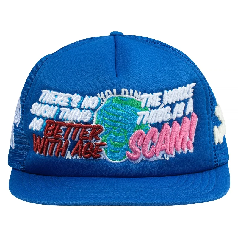 Scam Hat | Royal/White