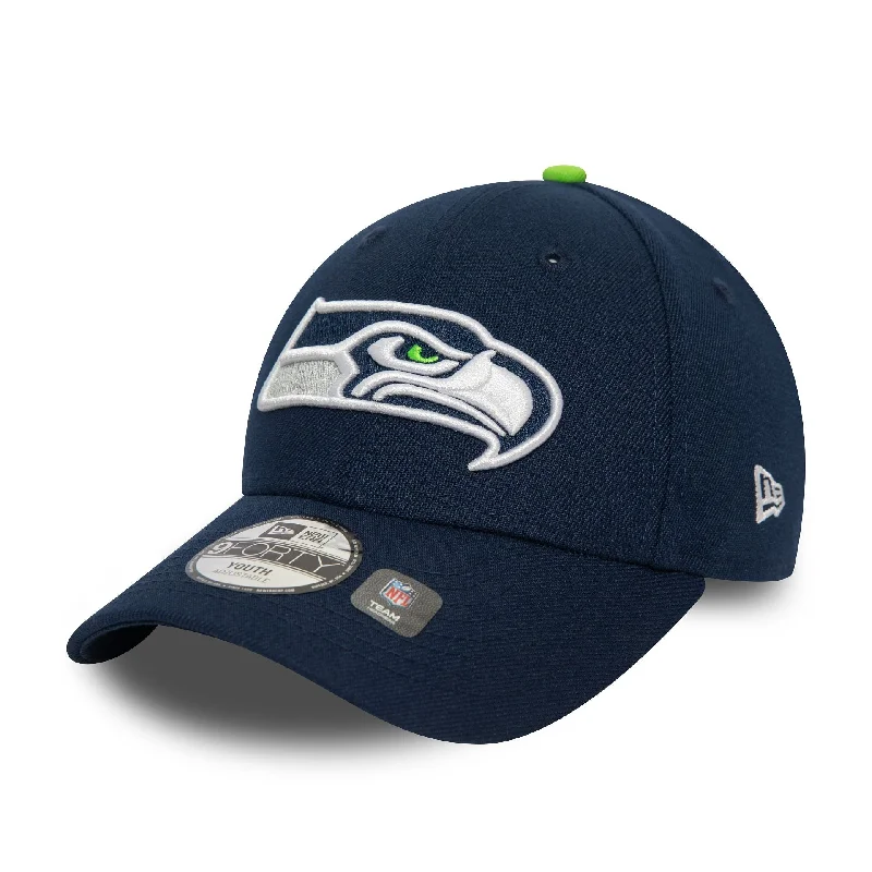 Seattle Seahawks Youth The League Dark Blue 9FORTY Adjustable Cap