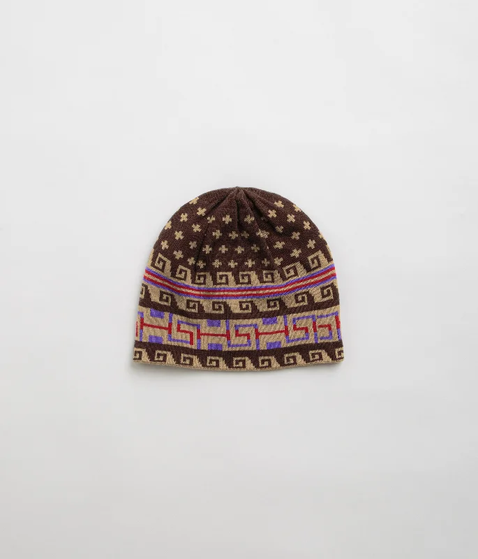 Sexhippies Spring Weight Beanie - Brown / Tan