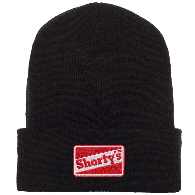 Shorty's OG Logo Cuffed Beanie - Black