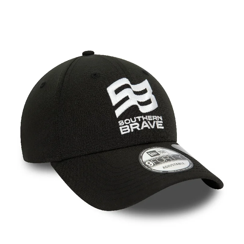 Southern Brave Repreve The Hundred 2023 Southern Brave Black 9FORTY Adjustable Cap