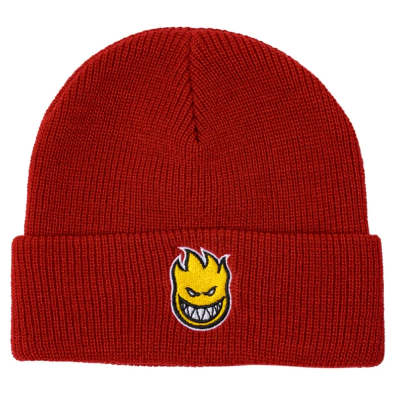 Spitfire Bighead Fill Beanie - Dark Red/Gold