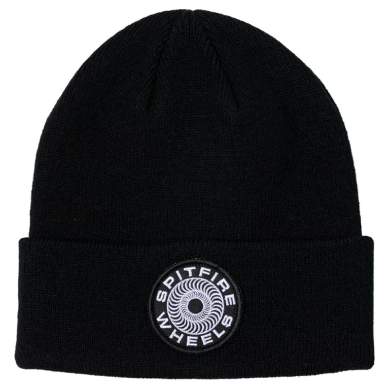 Spitfire Classic '87 Swirl Patch Beanie - Black/White