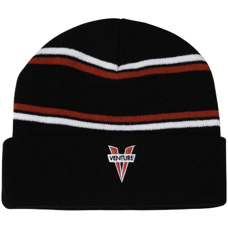 Venture Heritage Cuffed Beanie - Black/Red/White