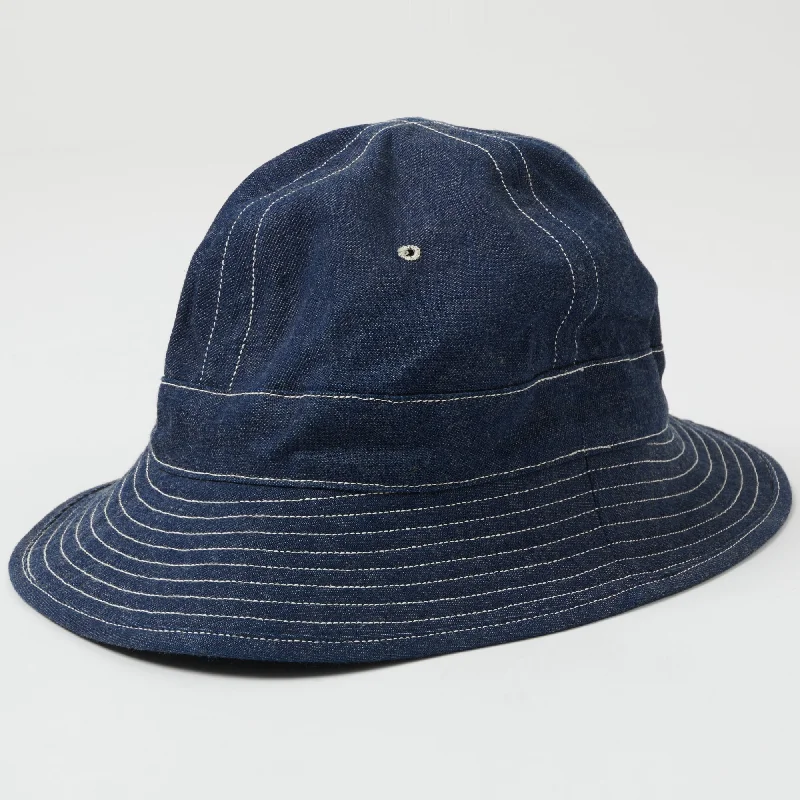 Warehouse 'Duck Digger' 5200 Daisy Mae Denim Hat - Raw