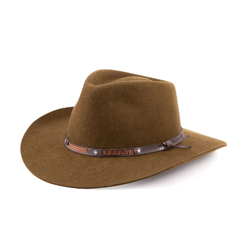 5X Brown Felt Hat