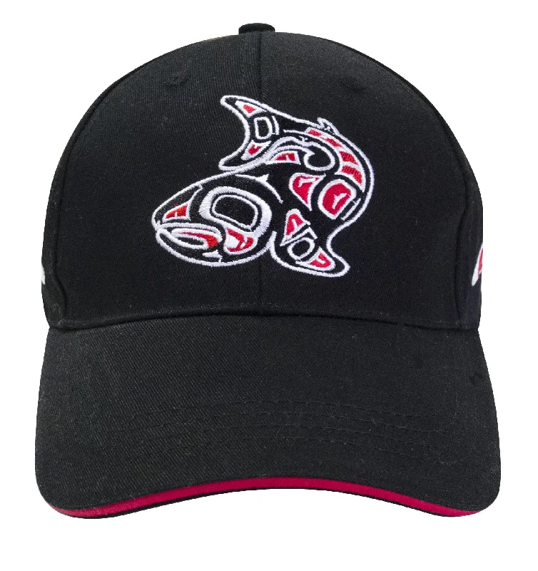 Jamie Sterritt Salmon Embroidered Baseball Cap