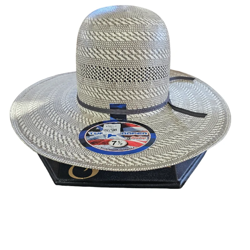 American Hat Co. Straw Hat - #TC 8820 OPEN CROWN