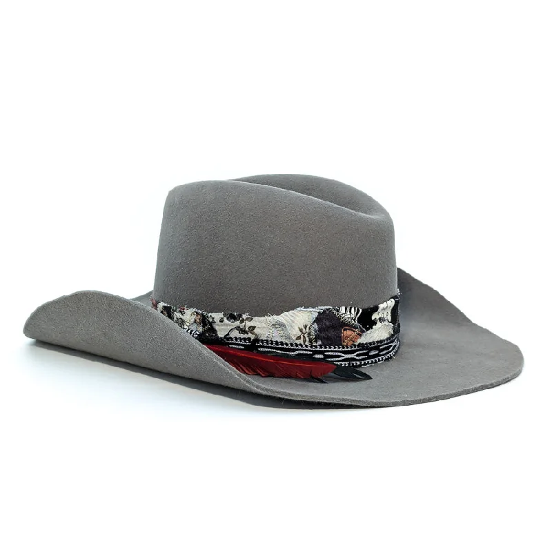 Ash Gray Rancher - Custom Felt Hat