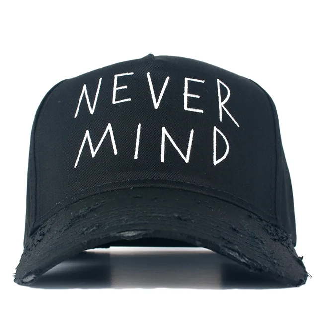 NEVER MIND CAP (BLK)