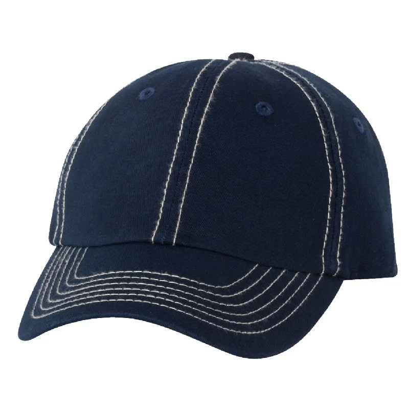 Navy/Stone stitch