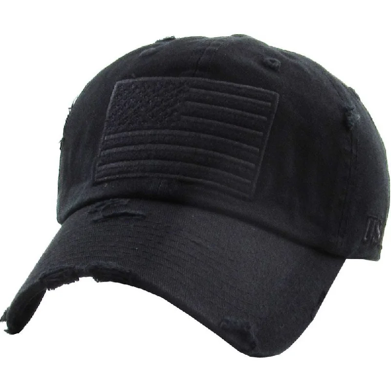 FLAG Tactical Operator Vintage Ballcap - BLACK