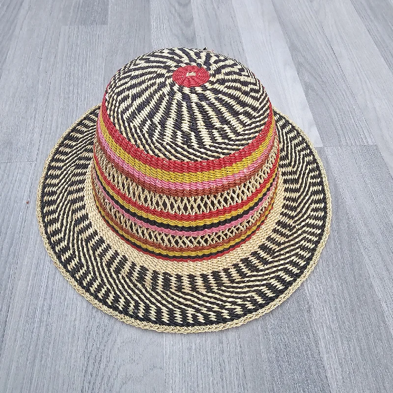 Bolga Hat - African Straw Hat - Straw Sun hat - BH4